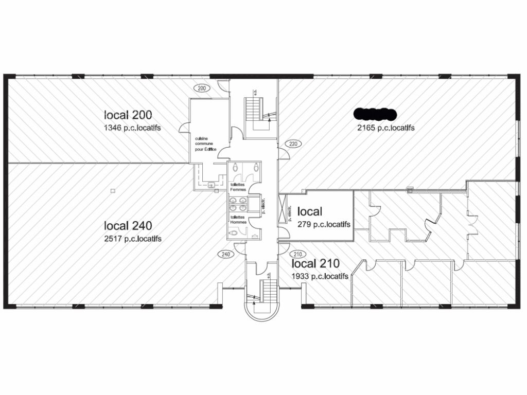 Bureaux  louer avec un trs bon emplacement sur Taschereau