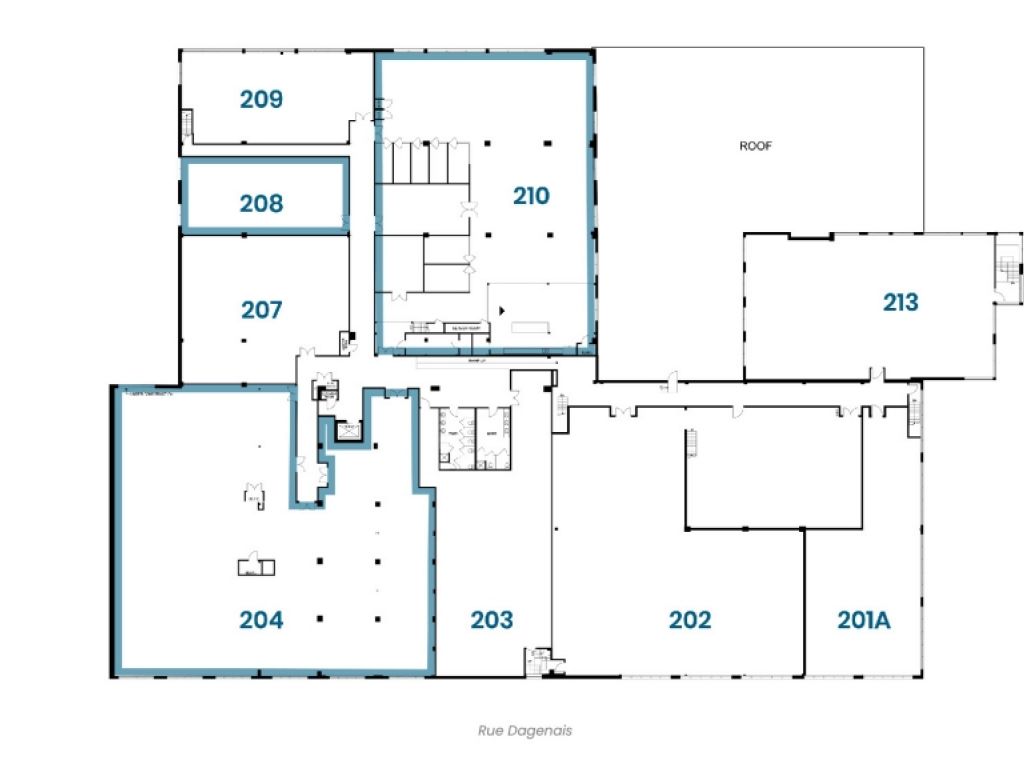 Grand bureau lumineux � louer � Saint-Henri