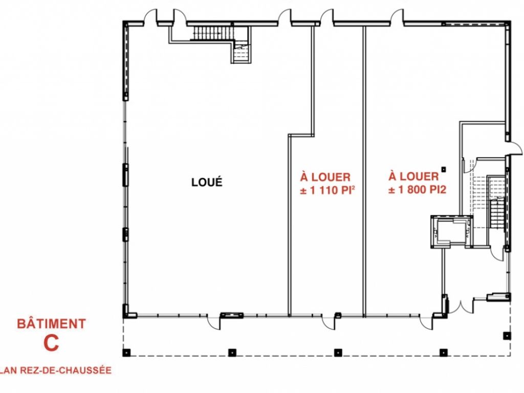 Commercial Space For Rent - Longueuil (Saint-Hubert)