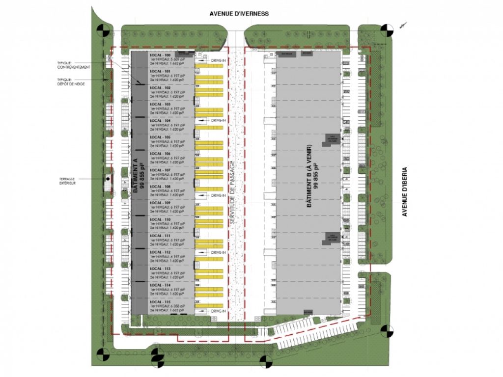 RENT AN ABORDABLE SPACE IN CANDIAC - starting at 7600 sq. ft.