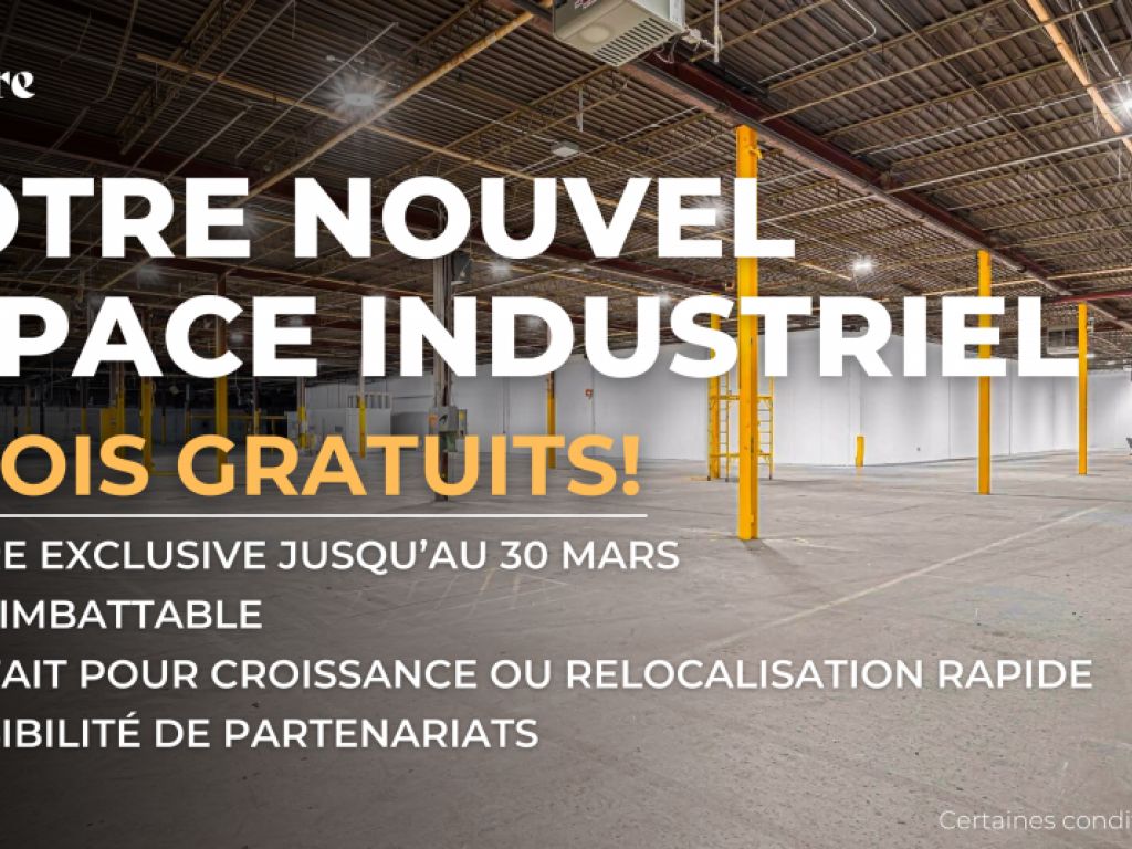 Indsutrial space for rent 200 Grand Nord, Cowansville