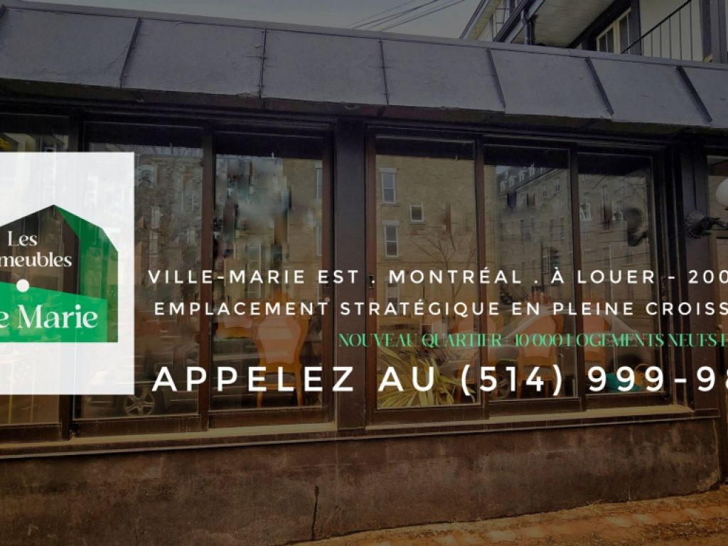 Space for rent - restaurant with full equipement - Ville-marie Est