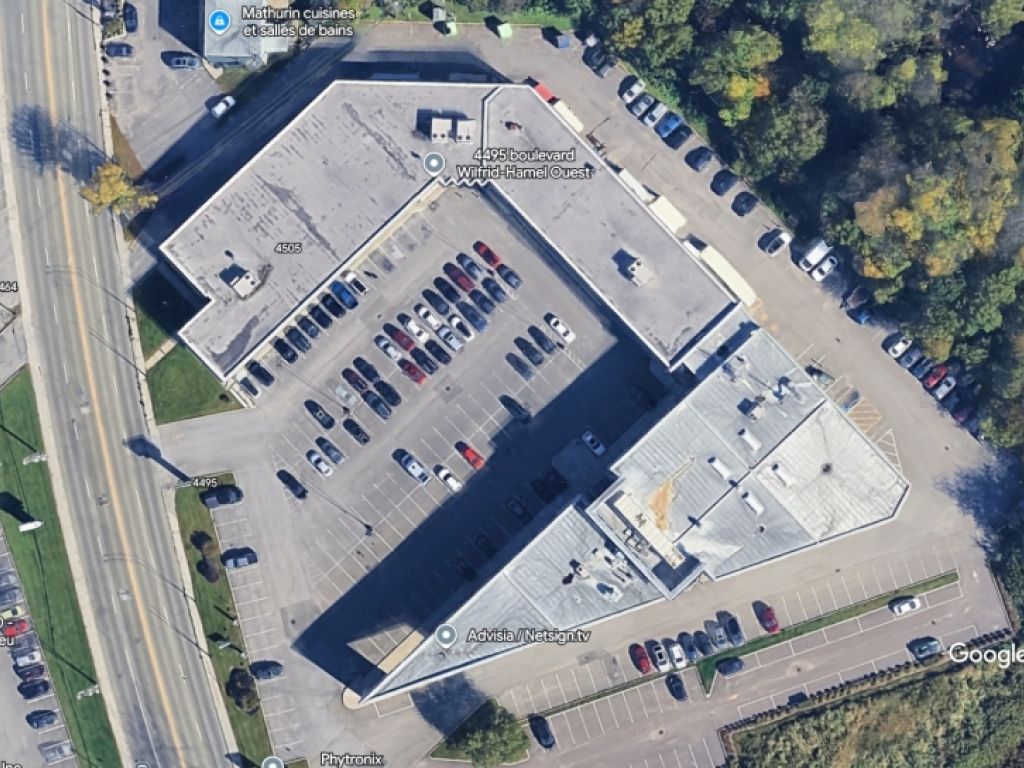 Espace de bureaux amnag  Qubec