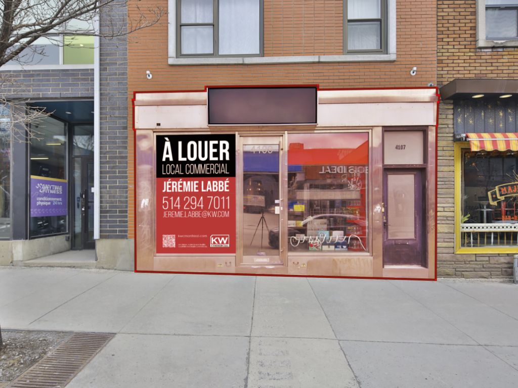 Local commercial sur le Blvd. Saint-Laurent