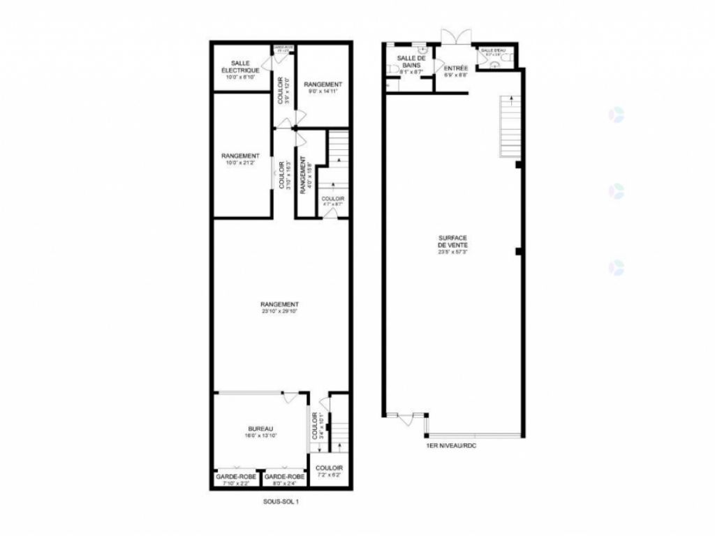 Commercial condo 3,500 sq. ft. on 2 floors in Villeray
