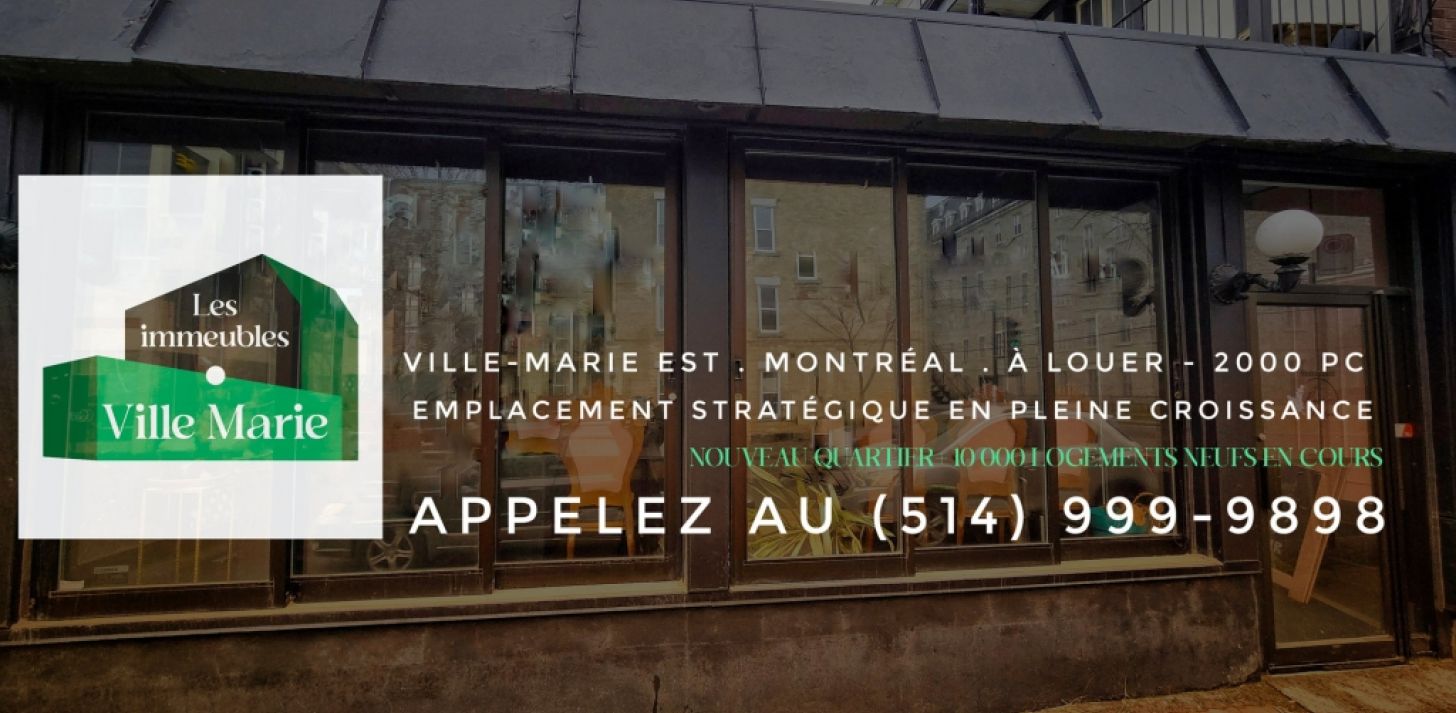 Space for rent - restaurant with full equipement - Ville-marie Est - For Rent