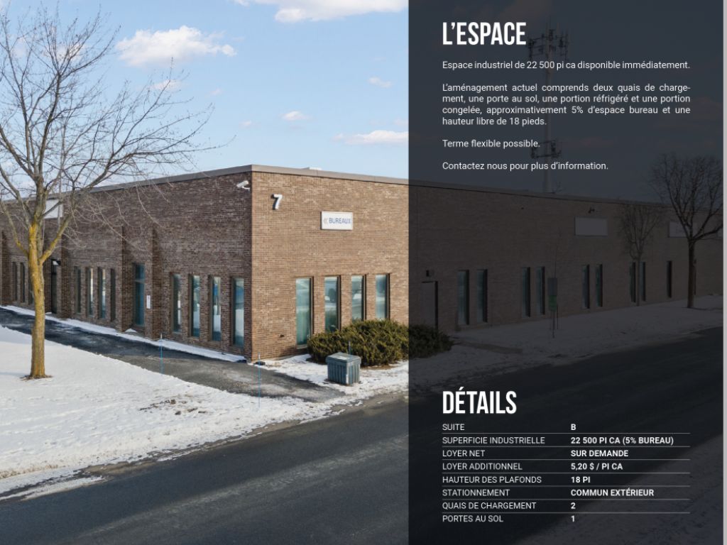 Industrial Space for Rent